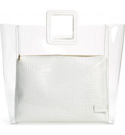 STAUD Large Shirley Transparent Handbag   Nordstrom at Nordstrom